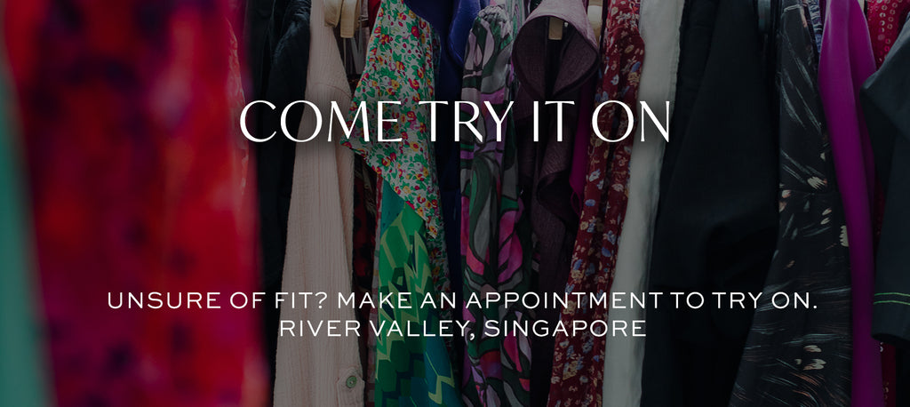 preloved showroom singapore try on